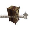 balishine This laundry box out of doubled fabric is produced in Bali it's a handmade textile with plywood.