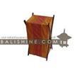 balishine This laundry box out of doubled fabric is produced in Bali it's a handmade textile with plywood.