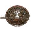 balishine This sink is produced in Indonesia made from resin and the formating of black gravel stone  