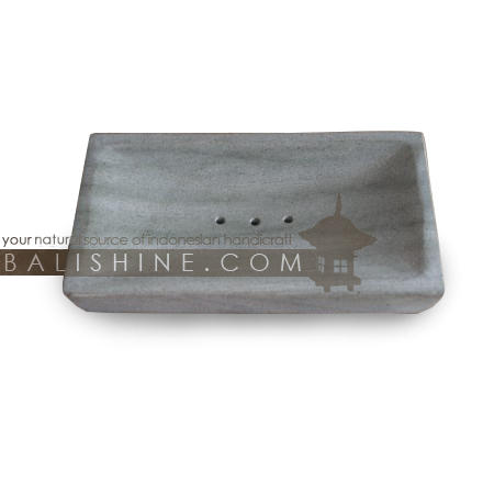 Balishine: Your natural source of indonesian handicraft presents in its Home Decor collection the Natural Stone Soap Holder:11KEL26440:This soap holder is produced in Bali made from natural stone.   