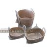 balishine This set of 3 baskets is made in Bali from mendong grass.
