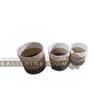 balishine This set of 3 baskets is made in Bali from mendong grass.