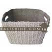balishine This square basket is produced in Indonesia made from seagrass.