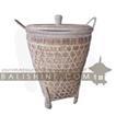 balishine This basket is made from natural rattan.