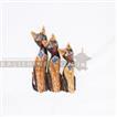 balishine This set of 3 pieces cats is a handicraft of Bali made from albasia wood.