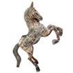 balishine This horse statue is made from wood.