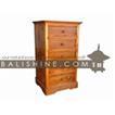 balishine This chest is produced in indonesia, made from teak wood. It has 5 drawers.
