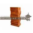 balishine This original chest is produced in indonesia, made from teak wood. It has 9 drawers.