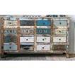balishine This chest of drawers is produced in Bali made from recycled teak wood. 16 drawers.