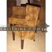 balishine This dining chair is produced in Bali made from banana leaf and teak wood.