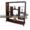 balishine This display is produced in indonesia, made from teak wood.