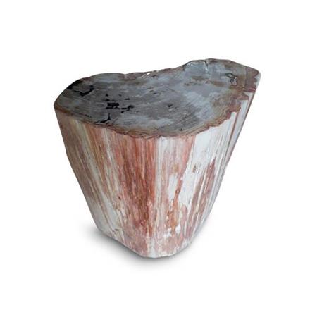 balishine This round stool is made from petrified wood with full polish.