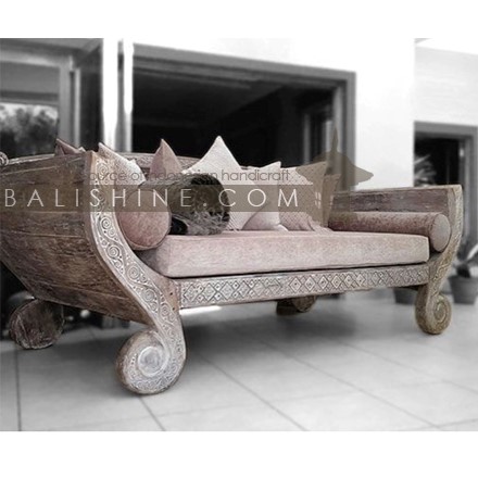 Balishine: Your natural source of indonesian handicraft presents in its Home Decor collection the Sofa:114OSC447825:This sofa is produced in indonesia, made from teak wood. This price is without cushion.  This furniture is made from high quality recycled teak wood. Natural, chocolate, white wash or dark color.