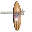 balishine This decorative surf board is made from jempinis wood with hairbrush color finishing.