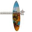 balishine This decorative surf board is made from jempinis wood with hairbrush color finishing.