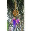 balishine This dream catcher is a handicraft of Bali made from string and feather.
