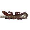 balishine This gaecko carving with skin of eggs is a handicraft of Bali made from albesia wood.
