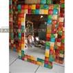 balishine This mirror is a handicraft of Bali made from natural coconut shell with mirror 3mm thickness.