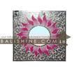 balishine This square mirror is a handicraft of Bali made from mosaic.