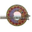 balishine This square mirror is a handicraft of Bali made from MDF wood.