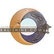 balishine This round mirror is a handicraft of Bali made from MDF wood.