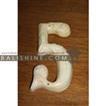 balishine This number hanging decoration is produced in Bali made from ceramic. 