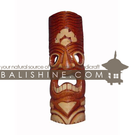 Balishine: Your natural source of indonesian handicraft presents in its Home Decor collection the Tiki Mask:17BAA475187:This tiki mask is a handicraft of Bali made from albesia wood.  Same as picture 