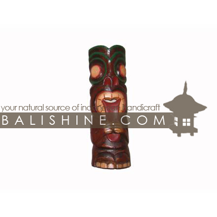 Balishine: Your natural source of indonesian handicraft presents in its Home Decor collection the Tiki Mask:17BAA475193:This tiki mask is a handicraft of Bali made from albesia wood.  Same as picture 