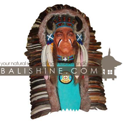 Balishine: Your natural source of indonesian handicraft presents in its Home Decor collection the Indian Wall Plague:17MUS465174:This wall plague is produced in Bali.  Same as picture 