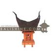 balishine This 'Minang' temple garden light is a handicraft of Bali. made from durian wood  a type of hard forest wood and from leaf of tuak tree.