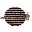 balishine This round coaster is  produced in Bali this handicraft is made from hard forest wood and the matting of brown and white coconut shell mosaic with resin.