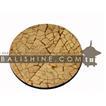balishine This round coaster is  produced in Bali this handicraft is made from sonokling wood and the matting of white coconut shell mosaic.