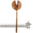 balishine This spoon is produced in Bali made from natural old teak wood with coconut oil finishing.