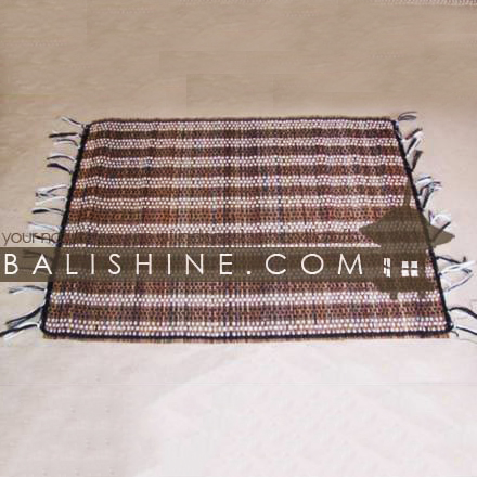 Balishine: Your natural source of indonesian handicraft presents in its Tableware collection the Placemats:628JAS2960:This rectangular placemate is  produced in Bali this handicraft is made from coconut root.  Natural color