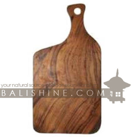 Balishine: Your natural source of indonesian handicraft presents in its Tableware collection the Cutting Board:634WAS7211:This cutting board is produced in Bali made from natural old teak wood with coconut oil finishing.  