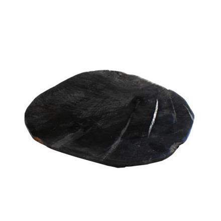 Balishine: Your natural source of indonesian handicraft presents in its Tableware collection the Black Petrified Wood Plate Large:634DF8505:This plate is made from petrified wood.  