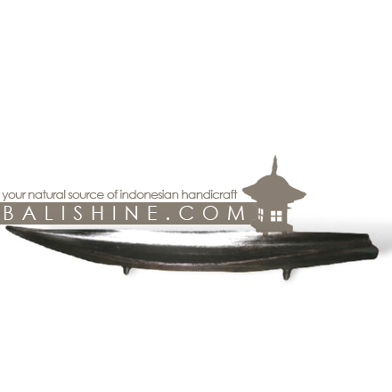 Balishine: Your natural source of indonesian handicraft presents in its Tableware collection the Platter:634JAS2925:This oval plate is produced in Bali made from palm coconut wood.  Black color