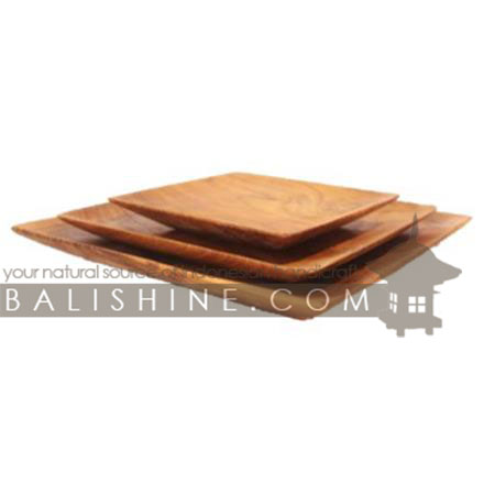 Balishine: Your natural source of indonesian handicraft presents in its Tableware collection the Platter:634WAS7158:This platter is produced in Bali made from natural old teak wood with coconut oil finishing.  