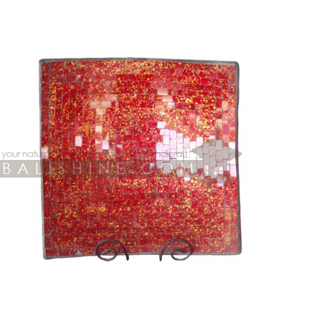 Balishine: Your natural source of indonesian handicraft presents in its Tableware collection the Platter set of 3:634ARA5820:This set of 3 platters is produced in Bali from teracota with painting glass mosaic finishing.  Same as picture, Display available, please contact us.