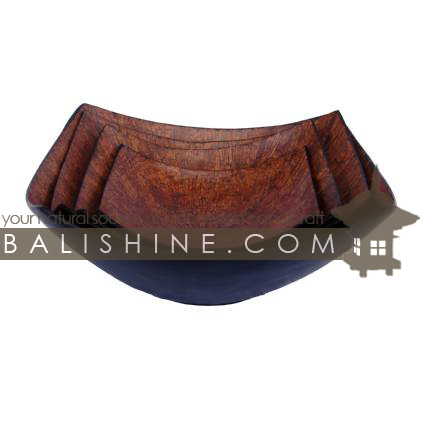 Balishine: Your natural source of indonesian handicraft presents in its Tableware collection the Salad Bowls Set Of 4:629DIV1150:This set of 4 salad bowls is produced in Bali made from fiber glass with an natural and parfumed tropical spice known as cinamon.  