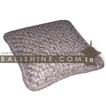 balishine This square pillow is produced in Bali it's an handmade water hyacinth with kapok inside.
