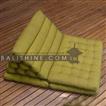 balishine This pyramid sofa is unfolded and become a mattress 1 place. produced in Bali it's a handmade textile with kapok inside.