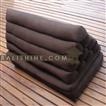 balishine This pyramid sofa is unfolded and become a mattress 1 place. produced in Bali it's a handmade textile with kapok inside.