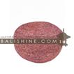 balishine This pouf stool is produced in Bali made from the matting of natural rafia with capok inside.