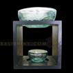 balishine This oil burner is produced in Bali made from glass and wood. 
