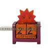 balishine This perpetual calendar is produced in Bali and made from albesia wood.
