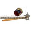 balishine This tambourine is a handicraft of Bali made from natural plywood with an natural skin of cow.